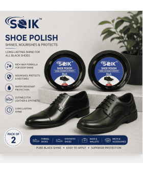 SQIK Premium Wax Black Polish 40 g Duo